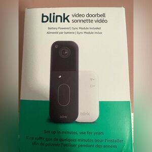 Blink Smart Video Doorbell Camera System Wireless Battery  W Sync Module